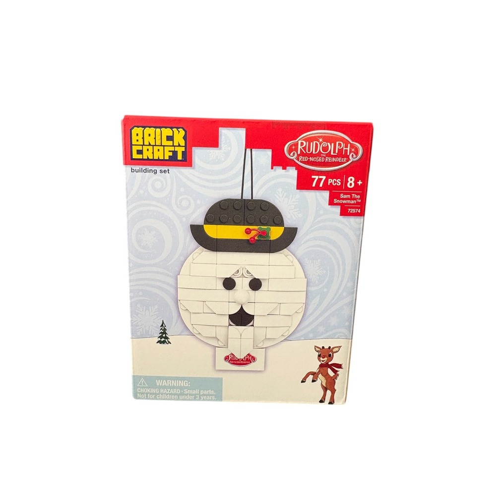 Brick‎ Craft Rudolph Sam Snowman Building Set 77 PCS NIB Christmas Toy
Ornament